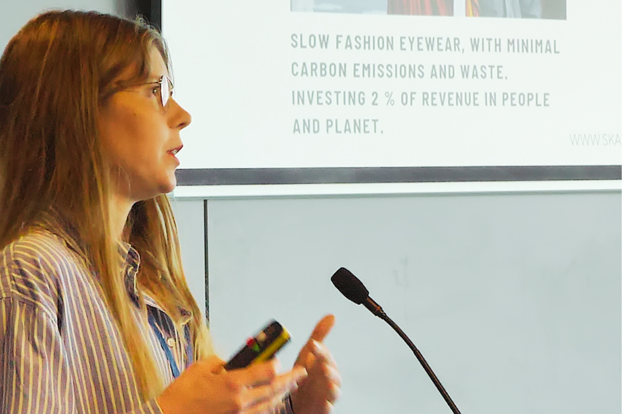 Johanna Skans Opens The ‘Eyes on Sustainability’ Conference