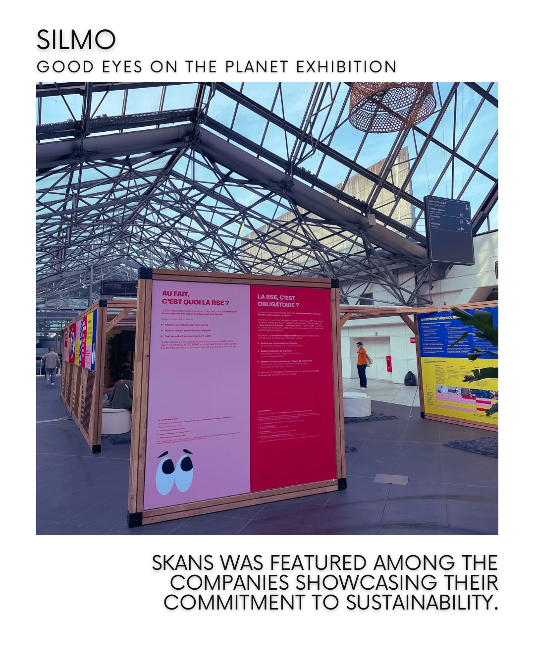 Skans part of Silmo Paris 2025 'Good Eyes On The Planet' - Exhibition